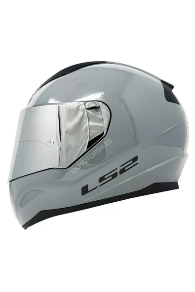 LS2 Rapıd 2 Nardo Gri Fullface Motosiklet Kaskı Gri Camlı