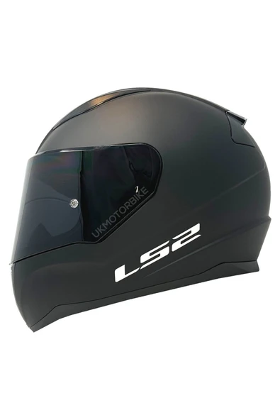 LS2 Rapıd 2 Mat Siyah Kapalı Motosiklet Kaskı Siyah Camlı - 2