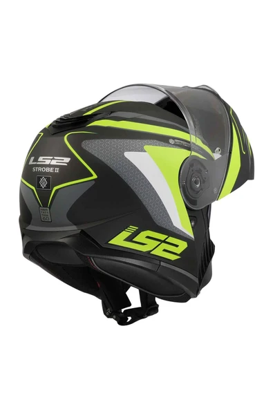 LS2 Strobe 2 Phantom Çene Açılır Kask - 6