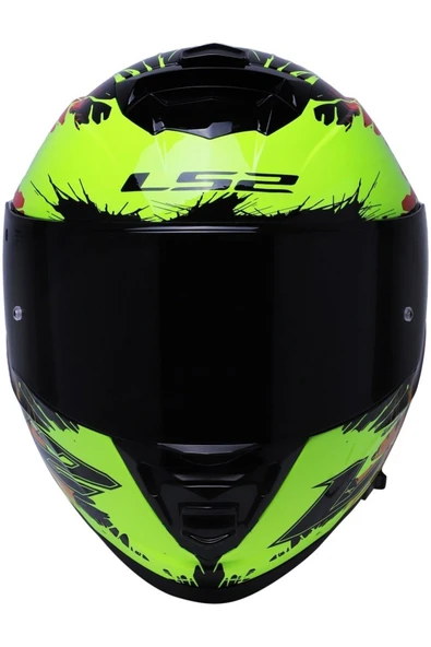 LS2 Storm 2 Drop Full Face  Motosiklet Kaskı Siyah Camlı - 4