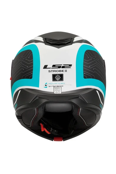 LS2 Strobe 2 Vıctory Mat Tıtanıum-beyaz-metal Mavi Kask - 3