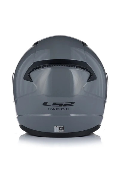 LS2 RAPID II NARDO GRİ MOTOSİKLET KASKI GRİ CAMLI - 4