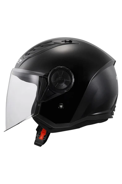 LS2 Aırflow 2 Yarım Kask Mat Siyah - 2