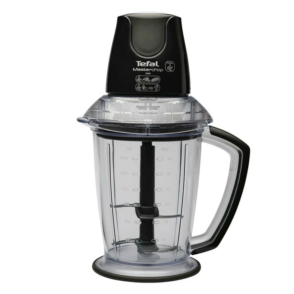 Tefal Masterchop 4 Bıçaklı Maxi Doğrayıcı Siyah - 6