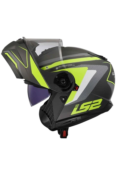 LS2 Strobe 2 Phantom Çene Açılır Kask - 7