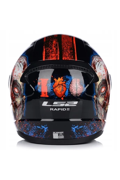 LS2 Rapıd 2 Zombıe Fullface Motosiklet Kaskı Gold Camlı - 3