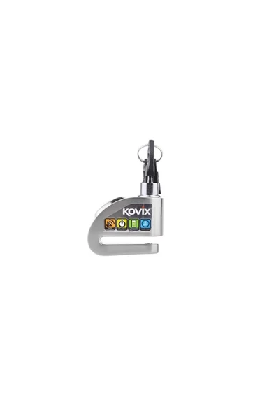 KOVIX Kd6-bm Alarmlı Disk Kilit Gri - 3