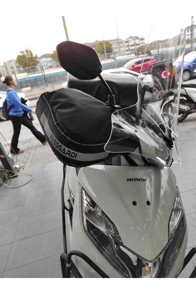 ASSGARDI COLLECTION Yeni Activa-S Scooter El Koruma Premium Elcik Rüzgarlık Içi Yünlü Su Geçirmez Reflektörlü