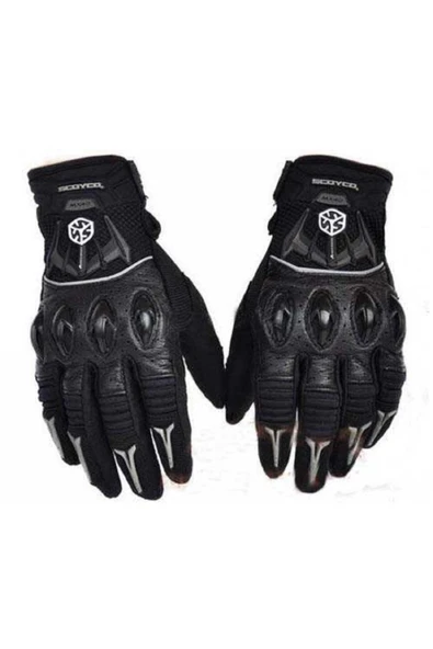 Scoyco Mx40 Korumalı Motosiklet Eldiveni Siyah - 2