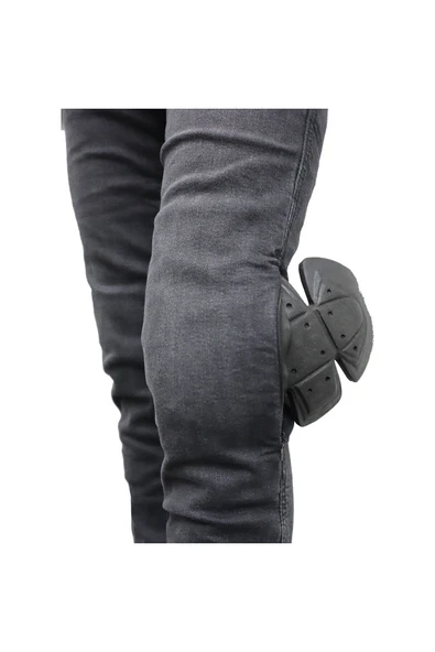 Vexo Titans Kot Motosiklet Pantolonu Siyah - Resim 3