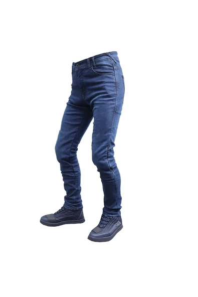 Vexo Titans Kot Motosiklet Pantolonu Lacivert - 1