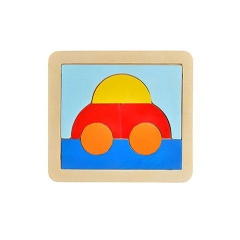 Happy Junior Montessori Eğitici Renkli Oyuncak Bul-Tak Araba - 3