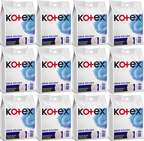 Kotex Gece Külodu / Külot Standart Beden (Yoğun Regl Dönemine Özel) 24 Lü Set (12PK*2)