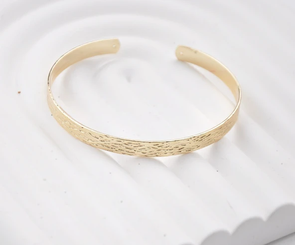 316 L İthal Kararmaz Kadın Çelik Bileklik ürün görseli 1