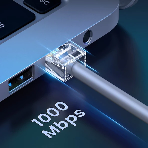 10 Adet 8P8C Plastik RJ45 Soket  Ethernet Bağlantı Kablo Konnektörü Açık Uçlu 8 Pin Şeffaf Cat5 Cat6 Network Ağ Modem Hub Ruuter Bilgsayar PC Switch - Resim 6