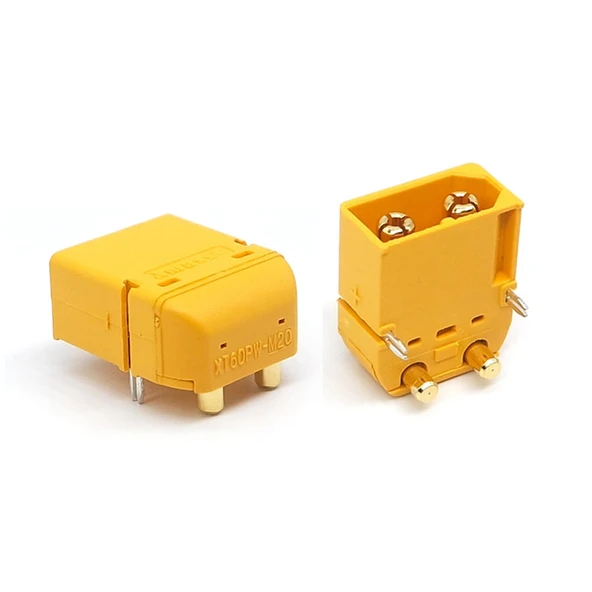 XT60PW Erkek Dişi Konnektör Soket Çift  Pcb Tip Lehimlenebilir Lityum LiPo Pil Akü Batarya Bağlantı Konnektörü RC Esc Motor Drone Model Uçak Bot Quadcopter Multicopter - 5