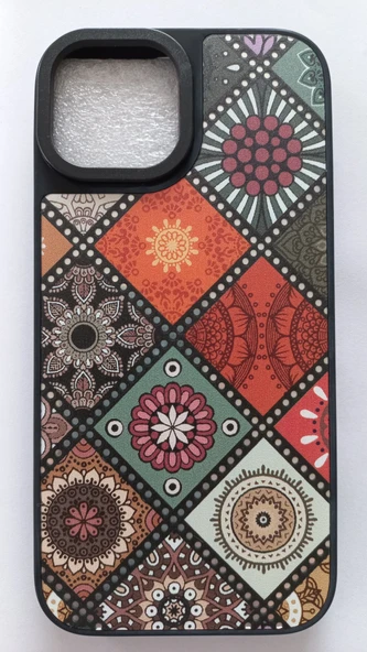 İPHONE 15 KILIF ,OTANTİK KİLİM DESENLİ