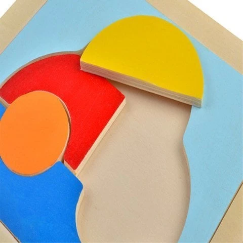 Happy Junior Montessori Eğitici Renkli Oyuncak Bul-Tak Araba - 4