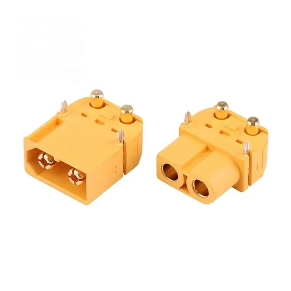 XT60PW Erkek Dişi Konnektör Soket Çift  Pcb Tip Lehimlenebilir Lityum LiPo Pil Akü Batarya Bağlantı Konnektörü RC Esc Motor Drone Model Uçak Bot Quadcopter Multicopter - 4