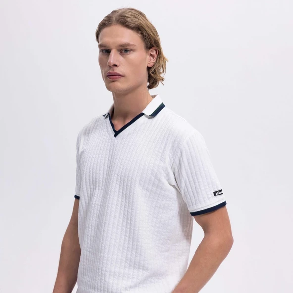 Ellesse Erkek Kırık Beyaz Polo Yaka Tişört EM491 - 3