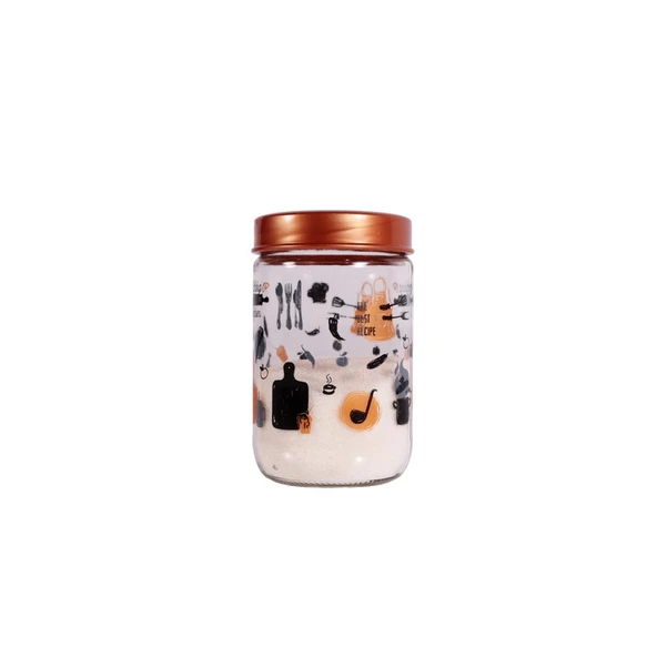 Herevin 139357-810 Desenli Kavanoz Seti 3'lü (425-660-1000 ml) - 3