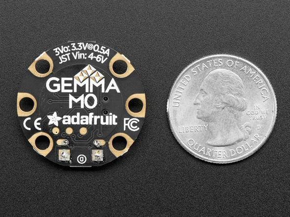 GEMMA M0 Adafruit ATSAMD21E18 Development Board  SAM D ARM Cortex-M0+ 32-Bit Embedded Evaluation Board