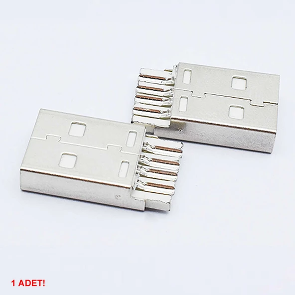 USB Type A Erkek Soket  Lehimlenebilir 4 Pin Diy Tip A Elektronik Devre Cihaz Usb 2.0 Port Haberleşme Konnektör Adaptör - Resim 3