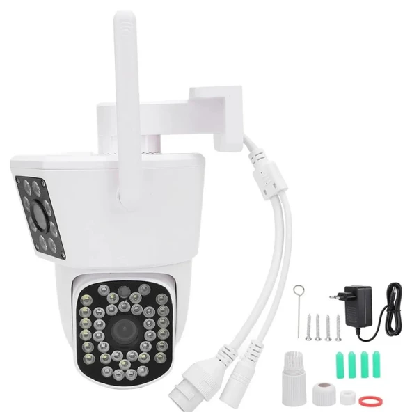 Cmr70 HD Dış Mekan Tasarımına Uyumlu Hareket Sensörlü Gelişmiş Akıllı Gece Görüşlü Güvenlik Kamerası - 3