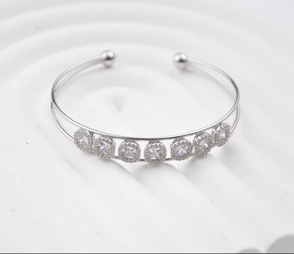 316 L İthal Kararmaz Kadın Çelik Bileklik ürün görseli 1