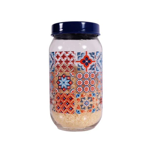 Herevin 139357-810 Mozaik Desenli Kavanoz Seti 3'lü (425-660-1000 ml) - 4