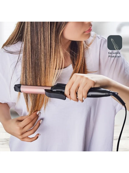 Homend Hairmony 4605H 2 In 1 Saç Düzleştirici ve Maşa - 5