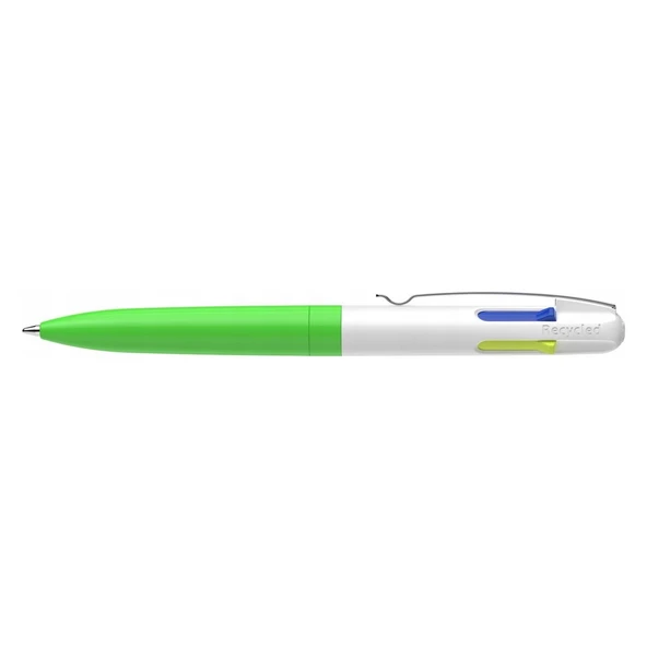 Schneider Take 4 Neon Fonksiyonlu Tükenmez Kalem 1.0 mm 4 Renk Yeşil-Beyaz Gövde 138124 - 4
