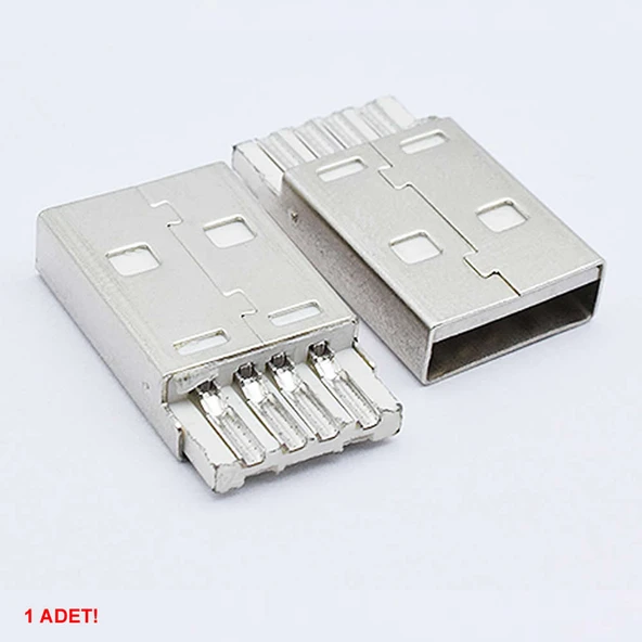 USB Type A Erkek Soket  Lehimlenebilir 4 Pin Diy Tip A Elektronik Devre Cihaz Usb 2.0 Port Haberleşme Konnektör Adaptör - Resim 7
