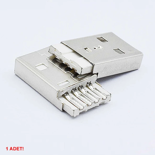 USB Type A Erkek Soket  Lehimlenebilir 4 Pin Diy Tip A Elektronik Devre Cihaz Usb 2.0 Port Haberleşme Konnektör Adaptör - Resim 5