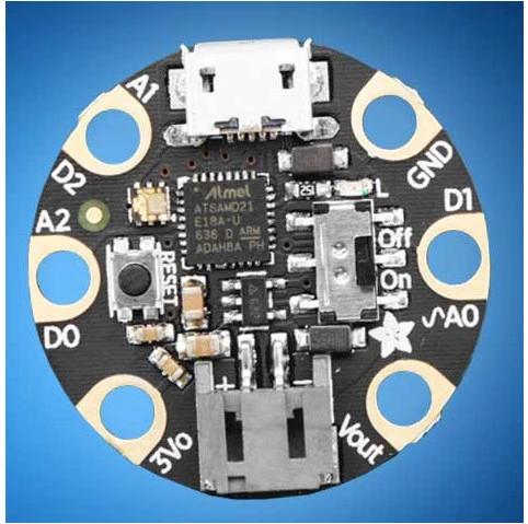 GEMMA M0 Adafruit ATSAMD21E18 Development Board  SAM D ARM Cortex-M0+ 32-Bit Embedded Evaluation Board - 8