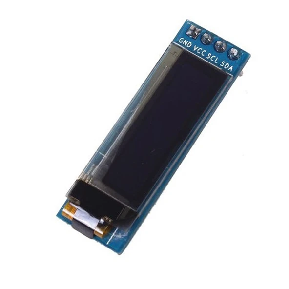 0.91inch I2C 128X32 BEYAZ OLED LCD - Resim 4