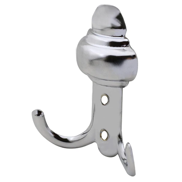 Metal Krom Portmanto Vestiyer Duvar Askısı Dolap Elbise Kıyafet Askılığı Askılık (5 ADET) - Resim 4