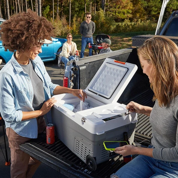 Worx WX876.9 12/24/220Volt 22Litre Kompresörlü Outdoor Oto Buzdolabı (Akü Dahil Değildir) - 5