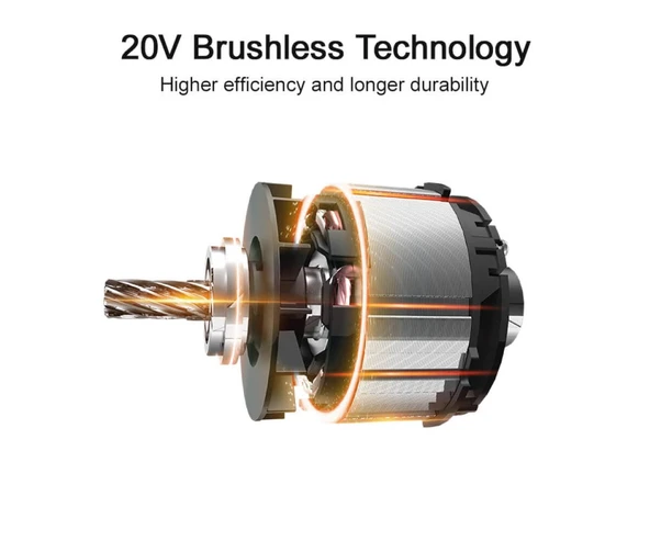 Dong Cheng DCJZ-2060I 20V 2.0 Ah Kömürsüz Akülü Kırıcı Delici Vidalama Makinesi - 6
