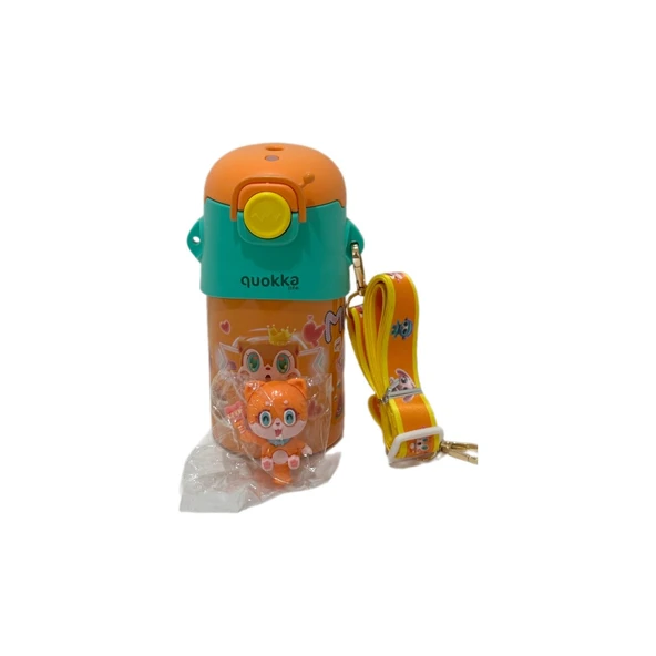 TAROS MATARA 500 ML TURUNCU LİFE FİGÜRLÜ ANIMALS ÇELİK - 2