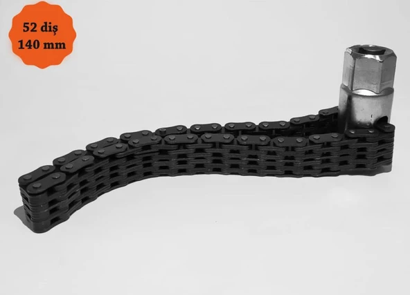 Nt Tools Çift Zincirli Lokmalı Filtre Sökme Anahtarı 140mm 52 Diş - 2