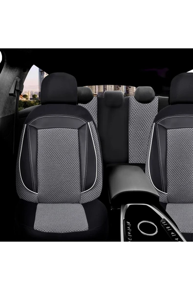Z&C MAXTECH Renault Megane 2 Araçlara Uyumlu Tam Takım Özel Tasarım Oto Koltuk Kılıfı Seti  AD210 - 2