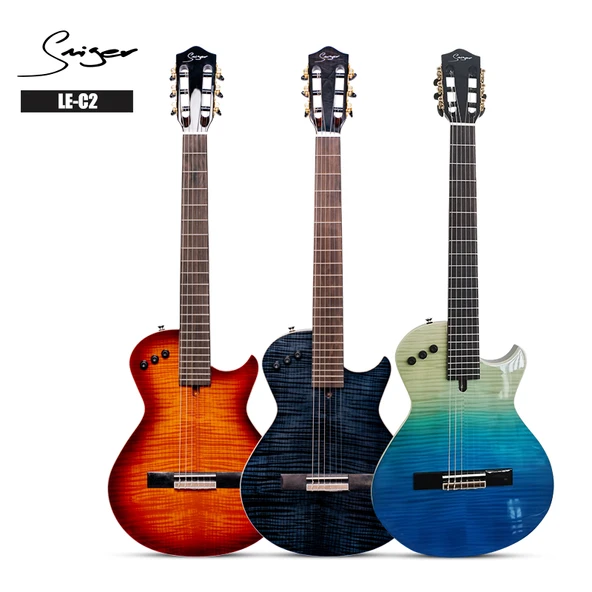 SMİGER ELEKTRO KLASİK GİTAR LE-C2 TBK - Resim 3