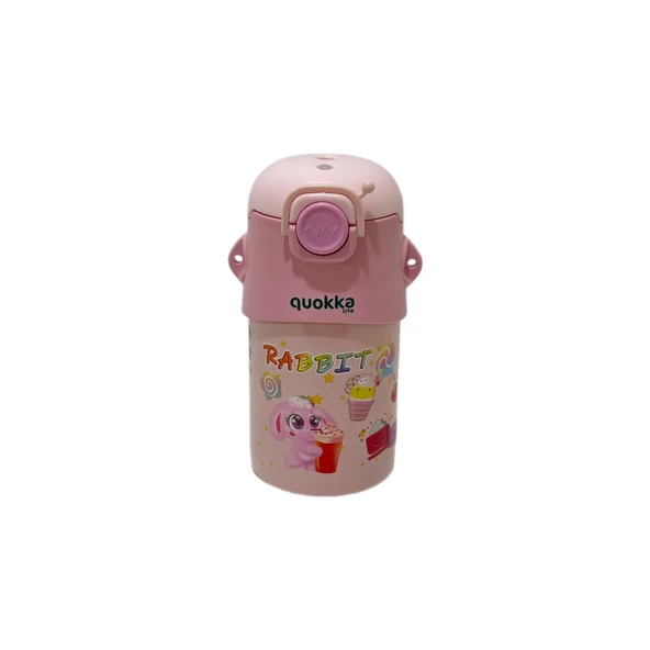 TAROS MATARA 500 ML PEMBE LİFE FİGÜRLÜ ANIMALS ÇELİK - 2