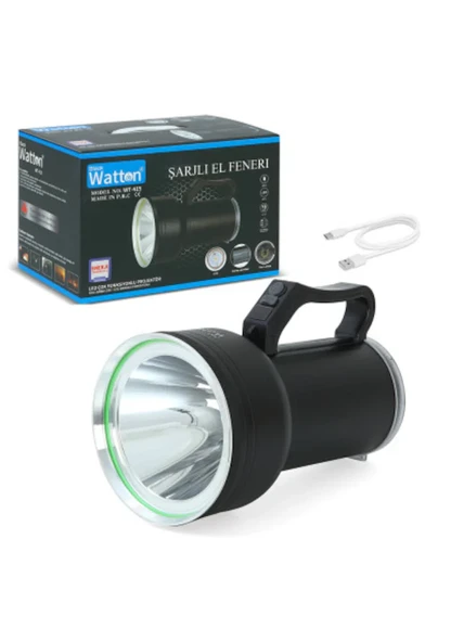 GT LED TAŞINABİLİR GÜNEŞ SOLAR LEDLİ FENER WATTON WT-415