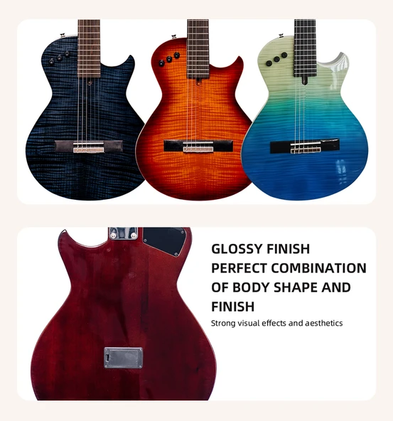 SMİGER ELEKTRO KLASİK GİTAR - Resim 6