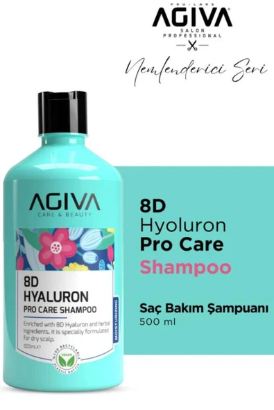 Agiva Care 8D Hyluron 500 mL Şampuan