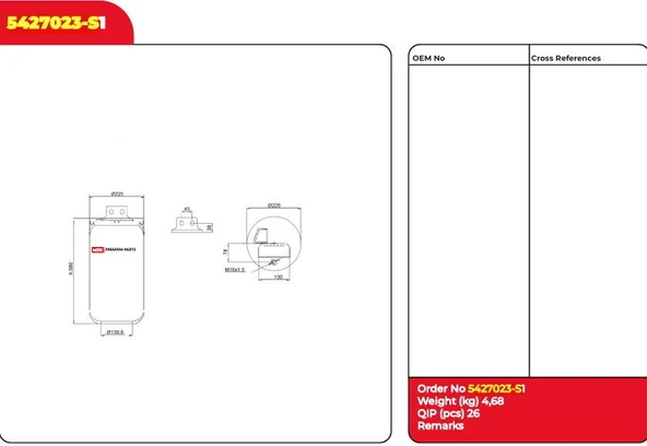 IVECO STRALIS SÜSPANSIYON KÖRÜGÜ ürün görseli