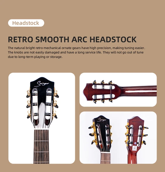 SMİGER ELEKTRO KLASİK GİTAR - Resim 4