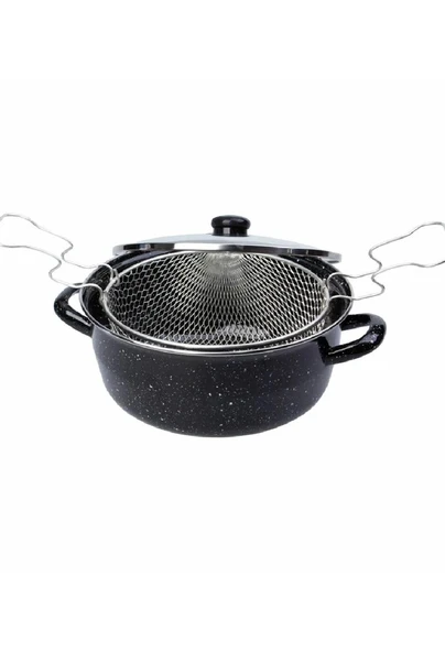 Alev Kızartma Tenceresi Emaye 24 cm 1953